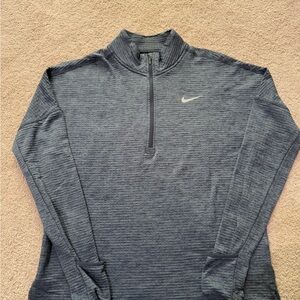 Nike Gray Quarter-Zip Women's Top